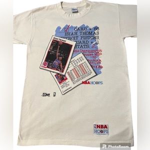 Vintage single stich isiah thomas Detroit Pistons NBA HOOPS brand